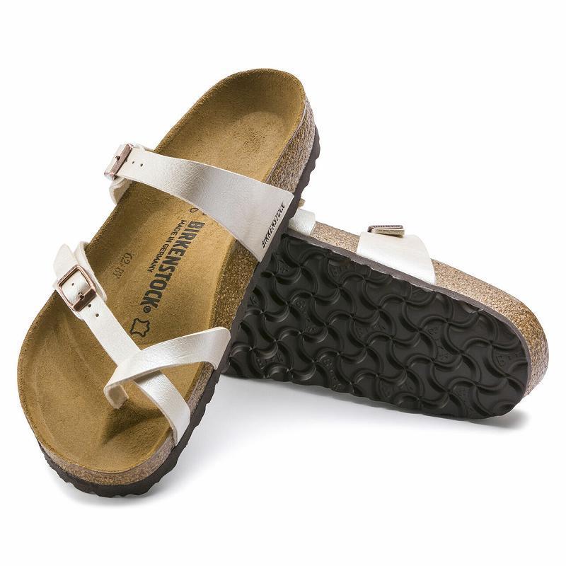 Mayari Birkenstock Cipkovane Birko-flor Damske Biele | SK 151KOR